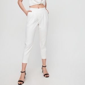 Aritzia babaton white cohan pants